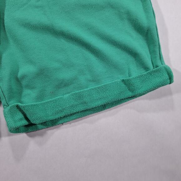 Tommy Hilfiger Sport Women's Medium Sweat Shorts Green Drawstring Cuffed Elastic - Picture 4 of 15